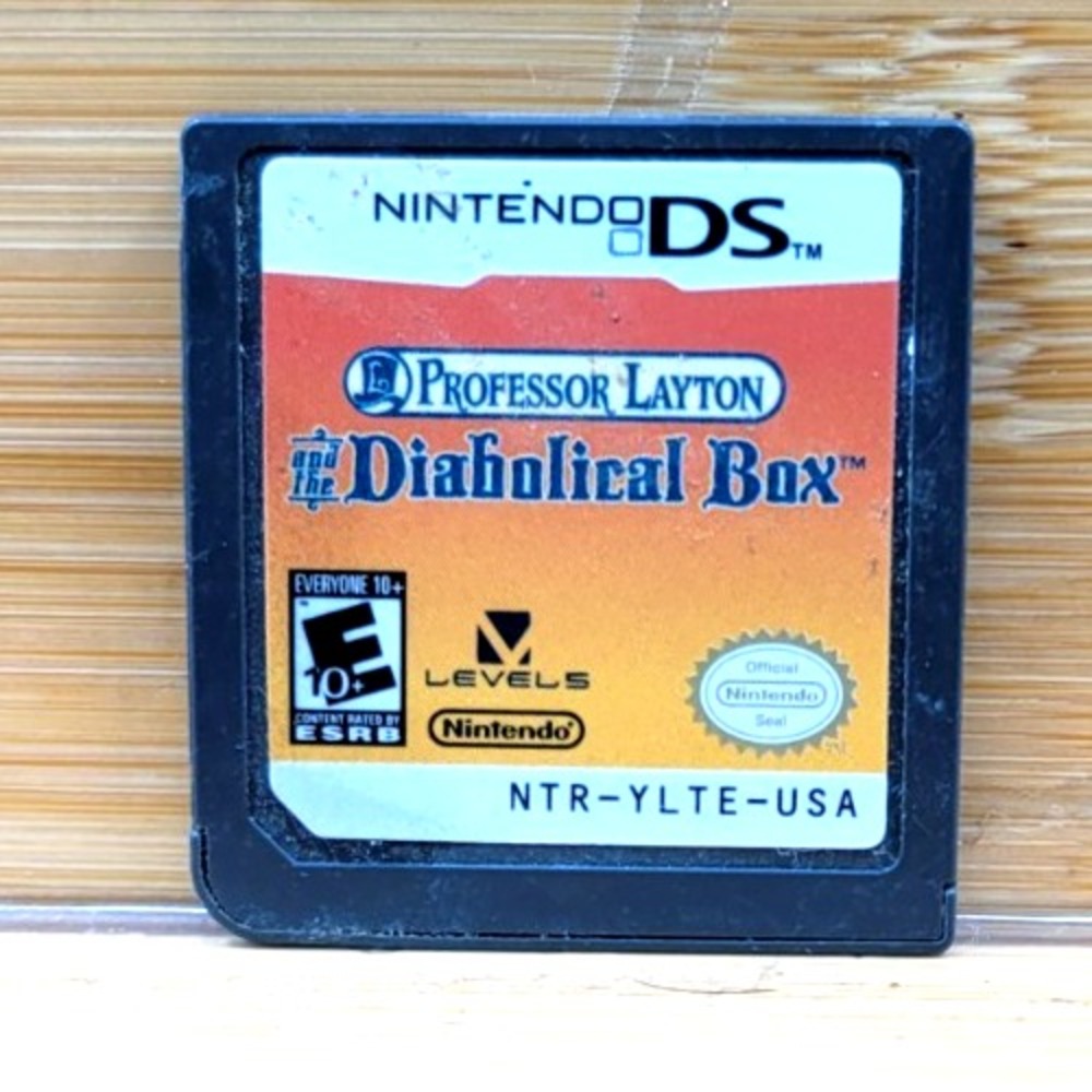 PROFESSOR LAYTON & THE DIABOLICA BOX DS GAME NINTENDO DS CARTRIDGE ONLY